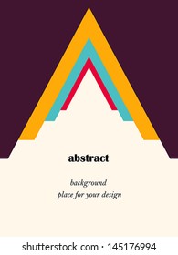 Vector abstract background with triangle?color)