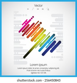 Vector abstract background