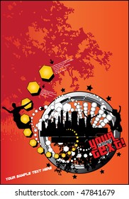 Vector abstract background