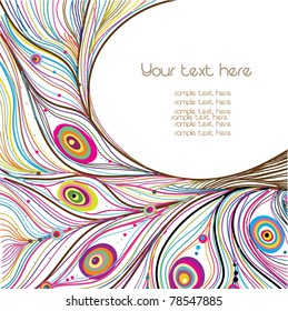 Vector abstract background