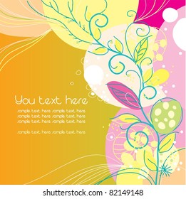 Vector abstract background