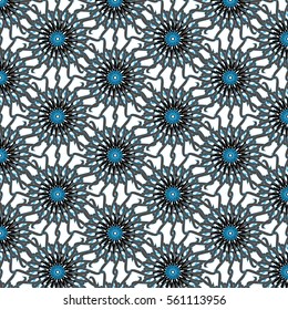 Vector abstract background. Based on ethnic ornaments. Can be used for wallpaper, pattern fills, web page background, surface textures.