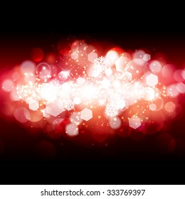 Vector abstract background beautiful Christmas light.