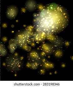 Vector abstract background beautiful rays of light.