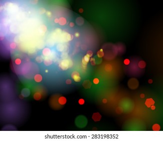 Vector abstract background beautiful rays of light.