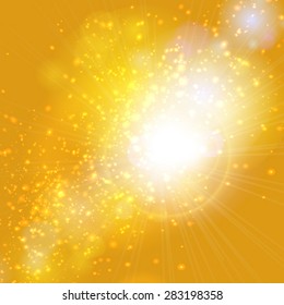 Vector abstract background beautiful rays of light.