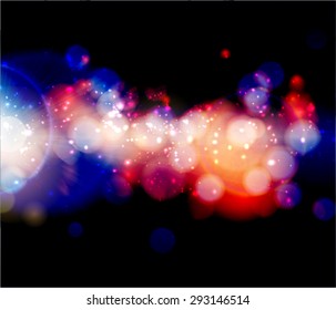 Vector abstract background beautiful rays of light.