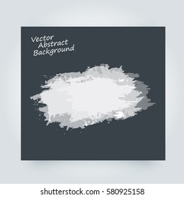 Vector abstract background with big splash and place for your text. Grunge Vector Illustration. Splatter template.