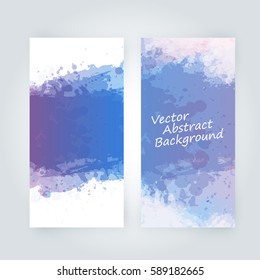 Vector abstract background with big splash and place for your text. Grunge Vector Illustration. Splatter template.