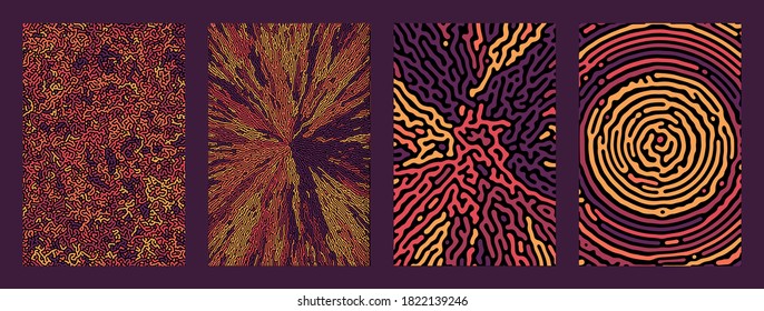 Vector abstract background bio diffusion turing pattern. geometric
