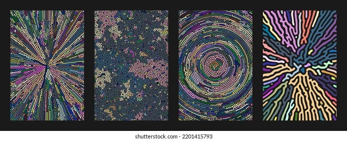 Vector abstract background bio diffusion turing pattern. optical natural