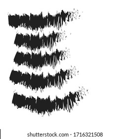 vector abstract background black brush strokes