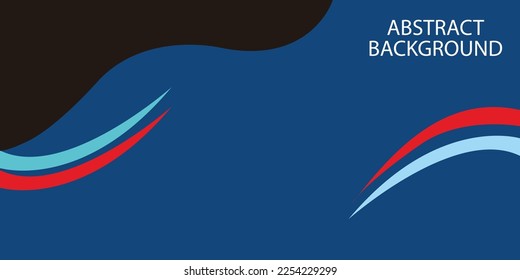 vector abstract background in black, dark blue red and light blue