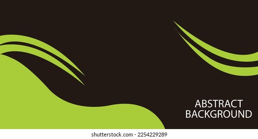 vector abstract background in black, and green