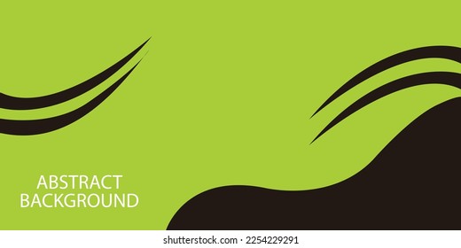 vector abstract background in black, and green