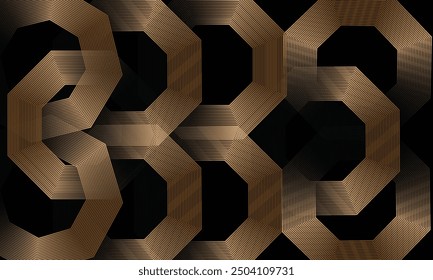 Vector Abstract Background Black Hexagon colorful light ilustration