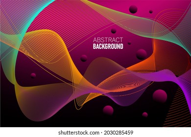 vector abstract background, black and pink gradient color background