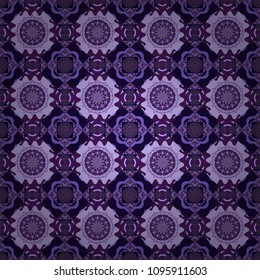 Vector abstract background in black, purple and violet colors. Floor tiles, porcelain ceramic tile, geometric seamless pattern for surface and floor, marble floor tiles.