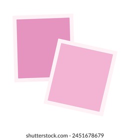 Vector abstract background with a blank photo frame montage design.