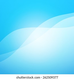Vector Abstract Background in Blue color with copy space