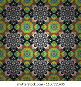 Vector abstract background in blue, gray and green colors. Floor tiles, porcelain ceramic tile, geometric seamless pattern for surface and floor, marble floor tiles.