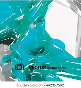 VECTOR ABSTRACT BACKGROUND, blue and grey colors