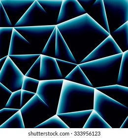 Vector abstract background with blue molten particles. Vector illustration