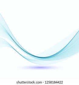 
Vector abstract background blue wave.