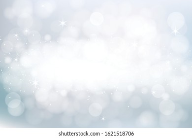 Vector abstract background with blur bokeh glittering and light effect