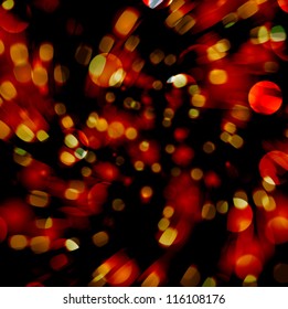 Vector abstract background with blurred defocused lights.