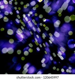 Vector abstract background with blurred defocused lights.