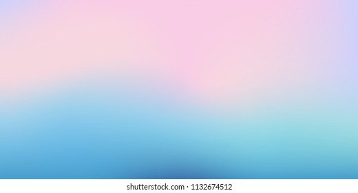 Vector abstract background blurred gradient pastel color palette pink   blue background