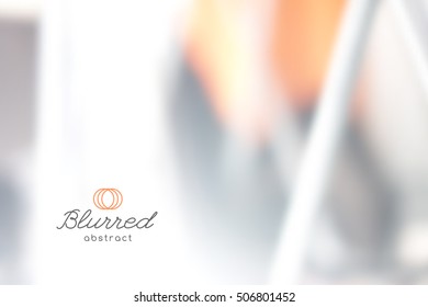 vector abstract background with blurred lines and shapes