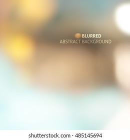 vector abstract background with blurred objects and shapes
