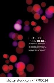 vector of abstract background and blurry light