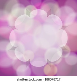 Vector abstract background with bokeh light effects