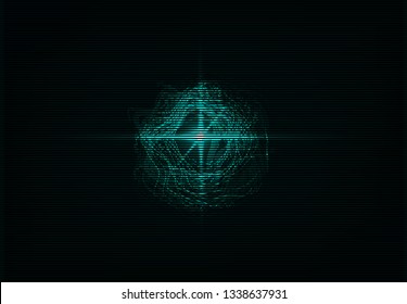 Vector abstract background. Bright blast in dark. Glowing neon light. Digital graphic for brochure, website, flyer, print, poster, other design