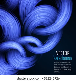 Vector abstract background. Bright circles composition. Template for brochure, website, flyer, print, poster, other design.