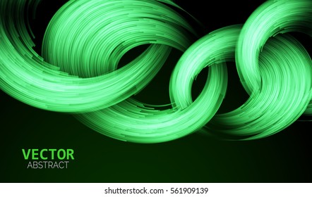 Vector abstract background. Bright circles composition. Template for brochure, website, flyer, print, poster, other design.