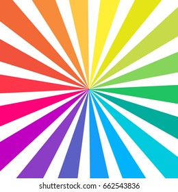 Vector abstract background with bright colorful beams .