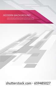 Vector abstract background with bright geometric shape for your text 