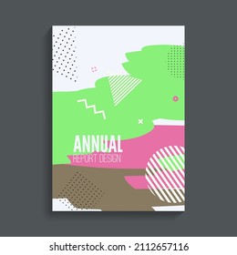 Vector abstract background with bright saturated colors. Template for booklet, flyer, cover, magazine, invitation.