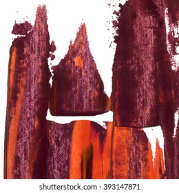 Vector abstract background brush stroke hand painted with paint splatter
