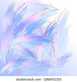 Vector abstract background. Brush strokes. 