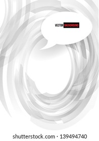 Vector abstract background bubble. Paper