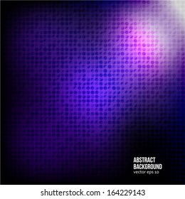 Vector abstract background. Circle and purple geometric