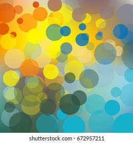 Vector, abstract background with circles