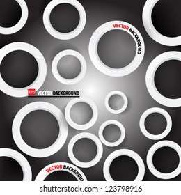 Vector Abstract Background Circles Concept - Eps10