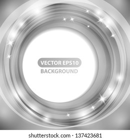 vector abstract background with circles and stars
