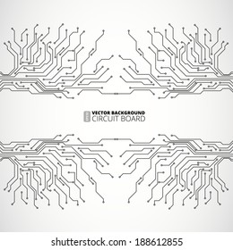 Vector abstract background of circuit board digital technologies